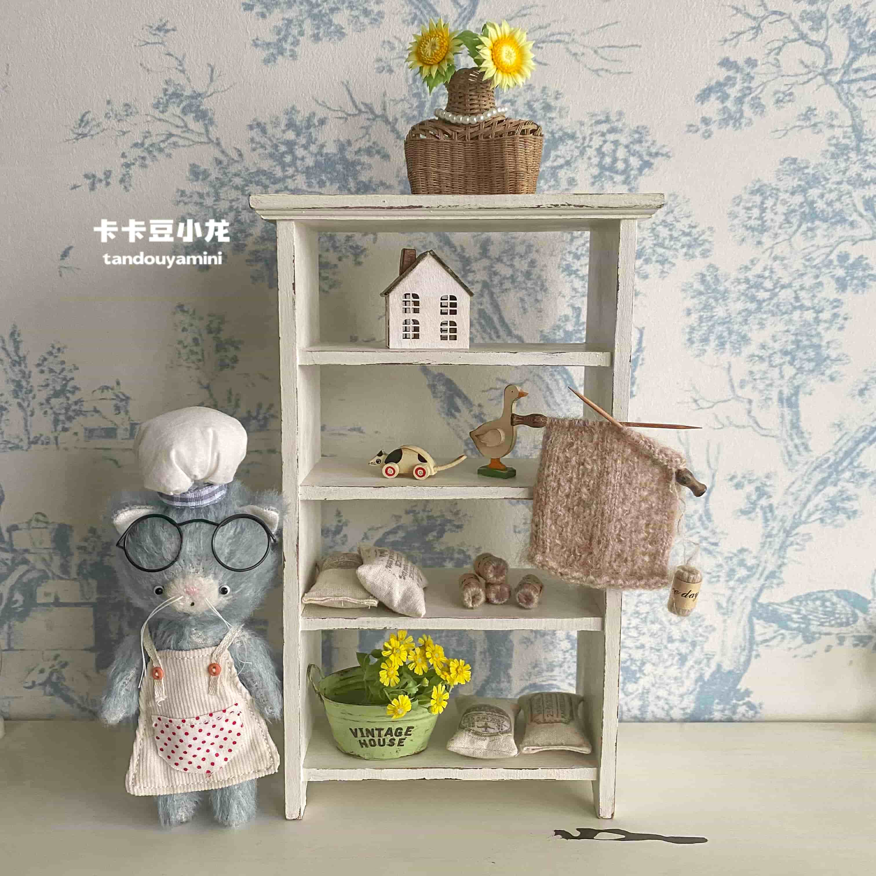 Vintage Home Textiles - 1:6 Doll House Mini Model Furniture