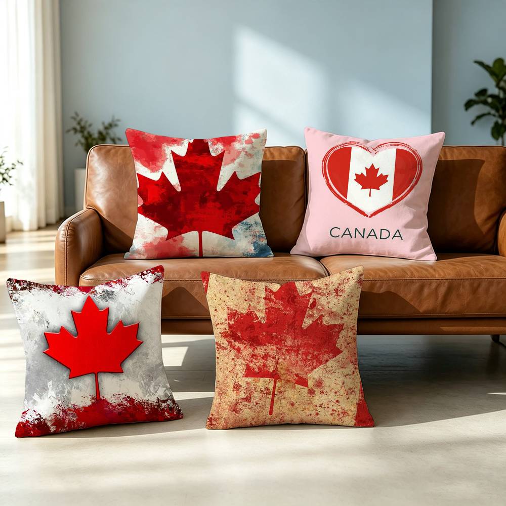 Home Textiles Canada - Canada Flag A-Aesthetic-S Pillow Case Square