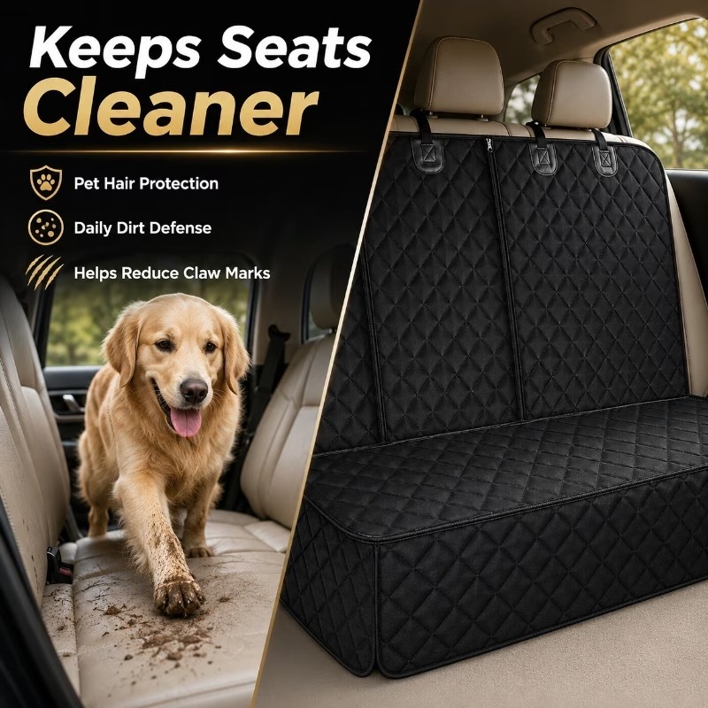 1pc Pet Car Back Seat Cover,Pe - Mattress Protector Waterproof ulasan dan harga