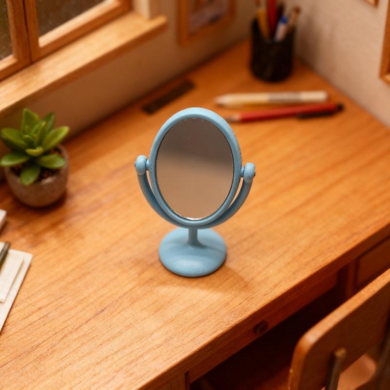 1Pcs Miniature Retro Mirror Dr - Vintage Home Textiles ulasan dan harga