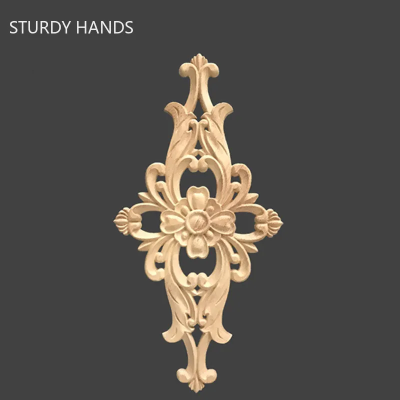 Long Strip Carving Natural Woo - Vintage Home Textiles ulasan dan harga