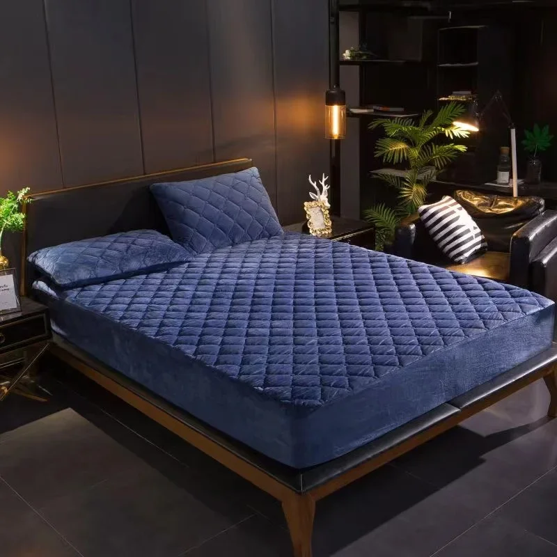 Crystal Velvet Thicken Quilted - Memory Foam Topper ulasan dan harga