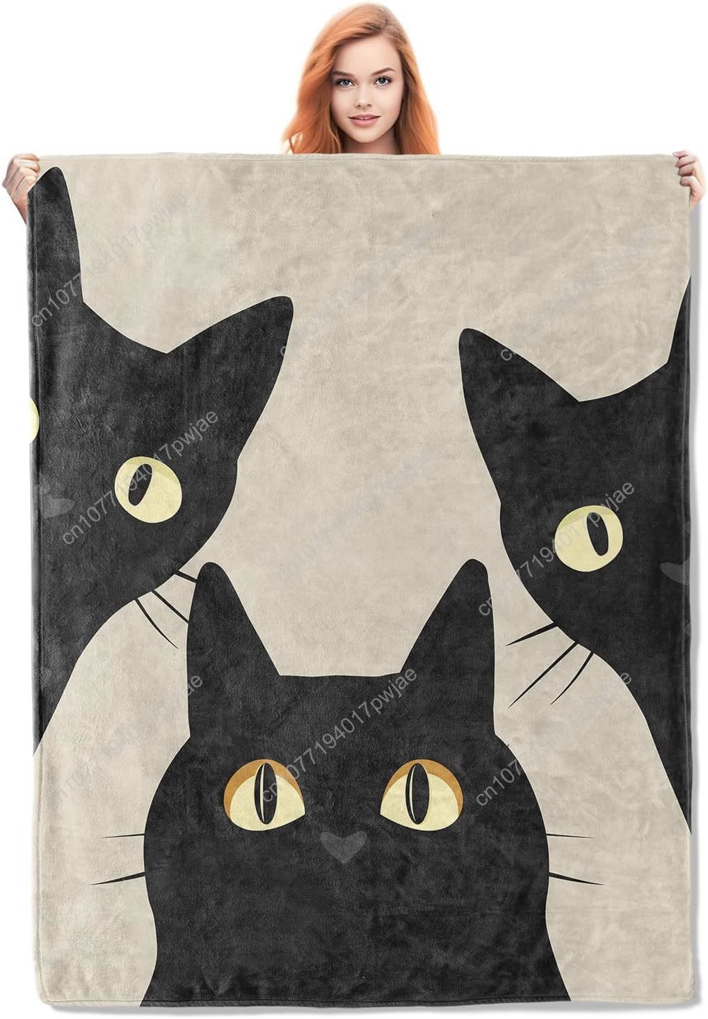 Funny Cat Blanket Gifts for Wo - Home Textiles & Furnishings ulasan dan harga