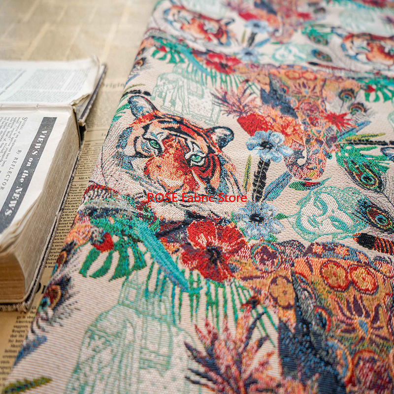 1 meter Tiger Pattern Yarn Dye - Home Textiles Importers In Usa ulasan dan harga