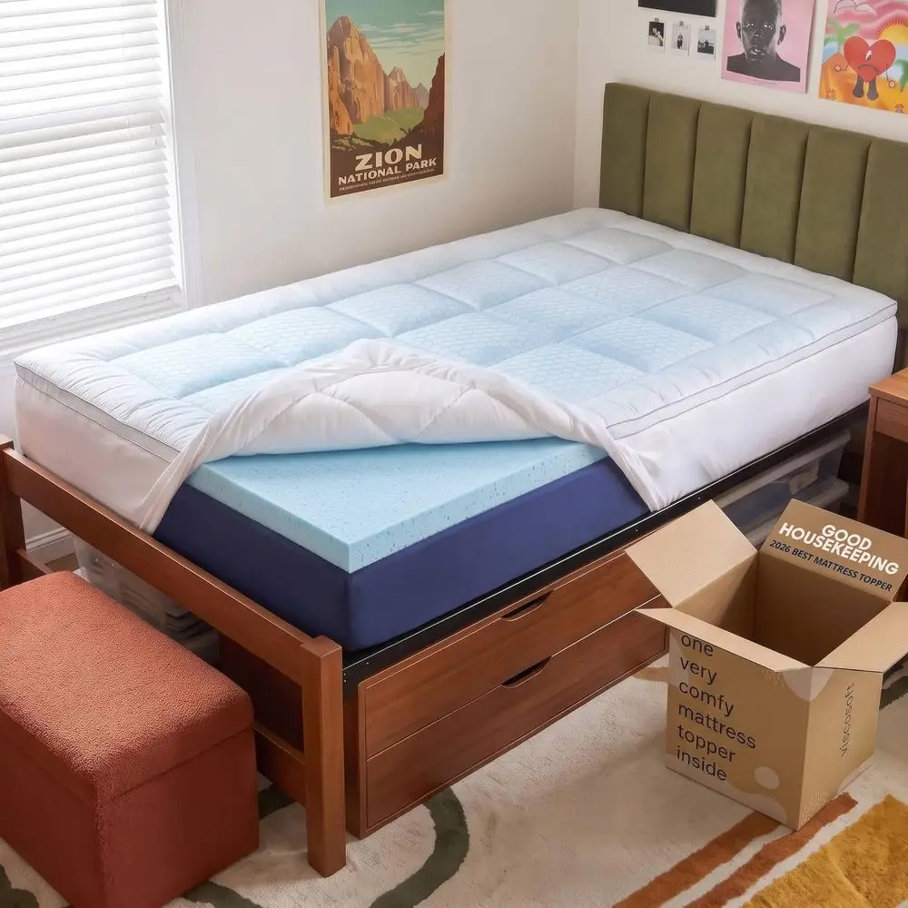 3 inch Twin XL MattrTopper - C - Memory Foam Topper ulasan dan harga
